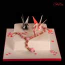 gâteau de mariage origami