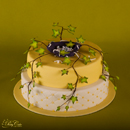 diamond wedding anniversary cake