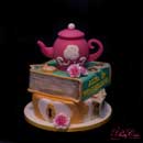 Alice in Wonderland cake