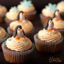 pinguïn cupcakes